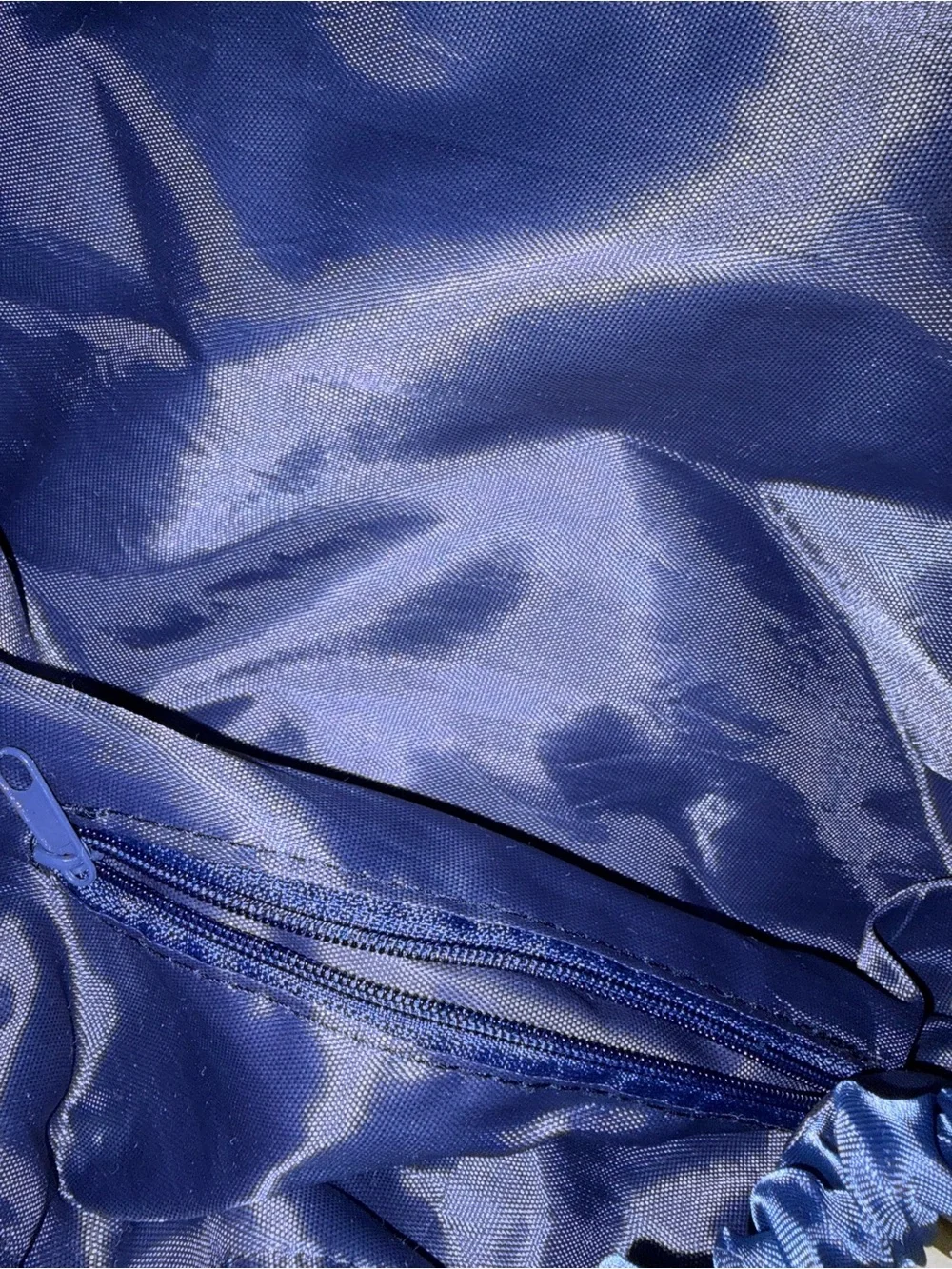 NWOT Navy Satin Drawstring Cosmetic Pouch - Women Bags versatile space saver